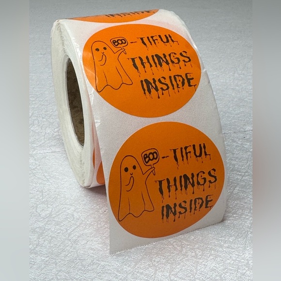 Boo-tiful Things Inside Sticker  Halloween Sticker, sticker for small business - Picture 7 of 11